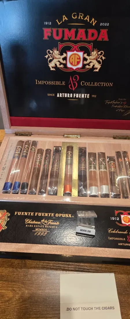 Cigars in the Puro Humo humidor